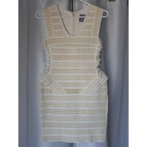 Cream bandage dress- Herve Leger inspired